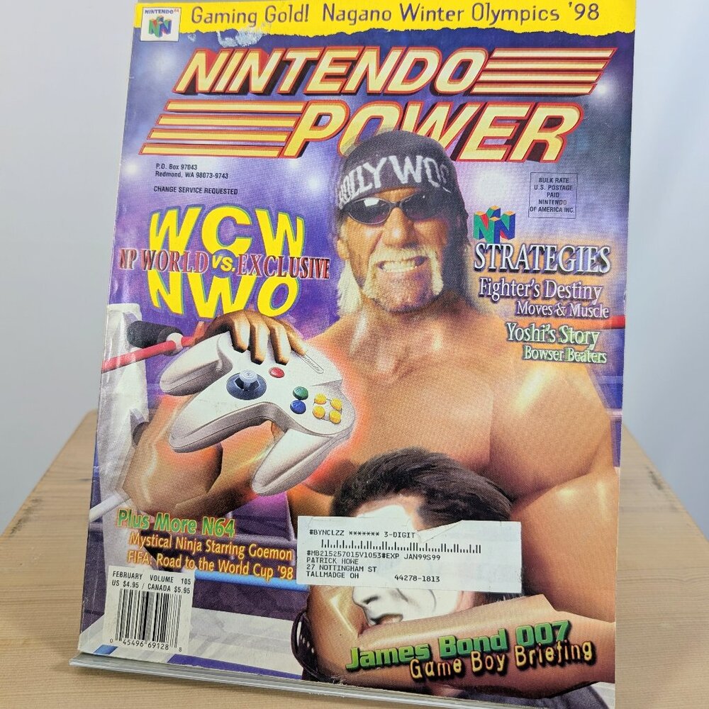 ⛔SOLD!⛔ Nintendo Power Volume 105, Warioland poster